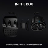Logitech G923 Negro USB 2.0 Volante + Pedales Analógico/Digital PC, PlayStation 4, PlayStation 5 negro, Volante + Pedales, PC, PlayStation 4, PlayStation 5, Cruceta, Analógico/Digital, 900°, Alámbrico