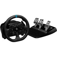 Logitech G923 Negro USB 2.0 Volante + Pedales Analógico/Digital PC, PlayStation 4, PlayStation 5 negro, Volante + Pedales, PC, PlayStation 4, PlayStation 5, Cruceta, Analógico/Digital, 900°, Alámbrico